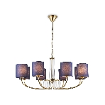 Люстра Ambrella light LH71273/8 BS/DB латунь/темно синий E14/8 max 40W D820*840, фото5