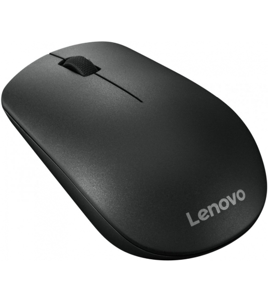 Мышь беспроводная Lenovo 400 черный, 1200 dpi, радиоканал, USB, кнопки - 3