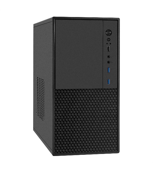 Компьютерный корпус Minitower ExeGate BAA-308MU2 (mATX, без БП, 1хUSB+2хUSB 3.0, HD Audio, черный)