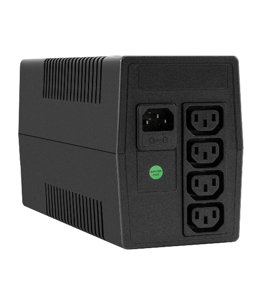Источник бесперебойного питания ExeGate Power NB-400.LED.AVR.4C13 (400VA/240W, LED, AVR, 4*C13, батарея 12V 4.5Ah, Black)