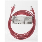 Патч-корд Suprlan 10-0154 UTP RJ-45 вил.-вилка RJ-45 cat.5e 3м красный LSZH 24AWG, фото4