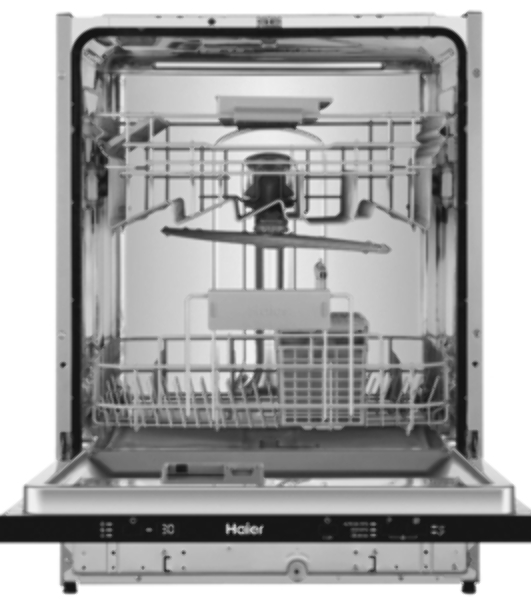 Посудомоечная машина встраиваемая Haier HDWE14-592RU 2050Вт узкая серебристый