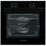 Встраиваемый духовой шкаф Kuppersberg HF 609 B, High-Tech, объем 80 л, 10 режимов работы, телескопические направляющие, цифровой таймер, 2 стекла в дверце, утапливаемые переключатели, энергоэффективность А, черный, фото7