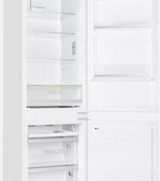 Встраиваемый холодильник Kuppersberg NBM 17863, Габариты(ВхШхГ):178.5x54x54,5; Перенавешиваемые двери, Класс энергопотребления А++ (222 кВт/ч), No-frost, 182л/59л, Уровень шума: 41 Дб