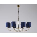 Люстра Ambrella light LH71273/8 BS/DB латунь/темно синий E14/8 max 40W D820*840, фото4