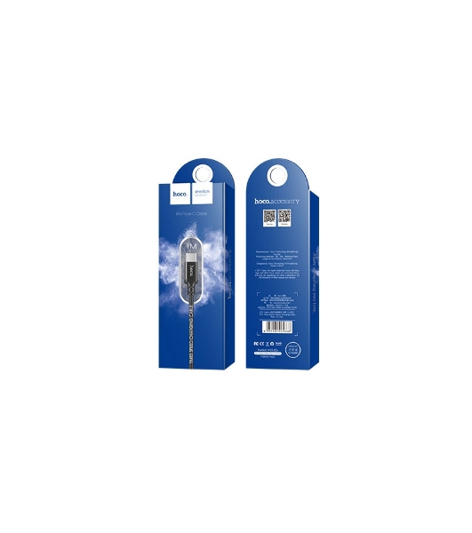 Кабель HOCO X14 USB 2.0, AM/Type-C M, черный, 1м