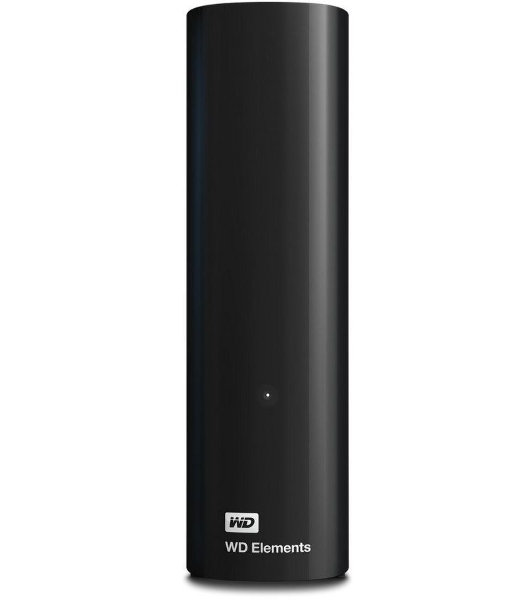 Внешний HDD 3.5' Western Digital Elements Desktop, 18TB, USB 3.2 Gen 1 Type-A, 5400 rpm, черный