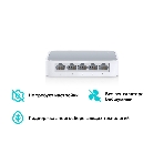 Коммутатор TP-Link SOHO TL-SF1005D Коммутатор 5-port 10/100M mini Desktop Switch, 5 10/100M RJ45 ports, Plastic case, фото28