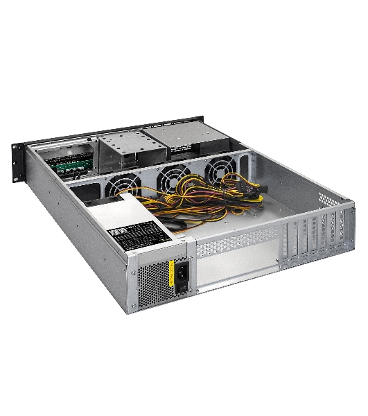 Серверный корпус ExeGate Pro 2U550-06/2U2088 (RM 19', высота 2U, глубина 550, БП 2U-800ADS, USB+USB 3.0)