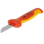Нож кабельный KNIPEX 9852 1000V 180 мм электротехнический. инстументальная сталь,закаленная в масле., фото4