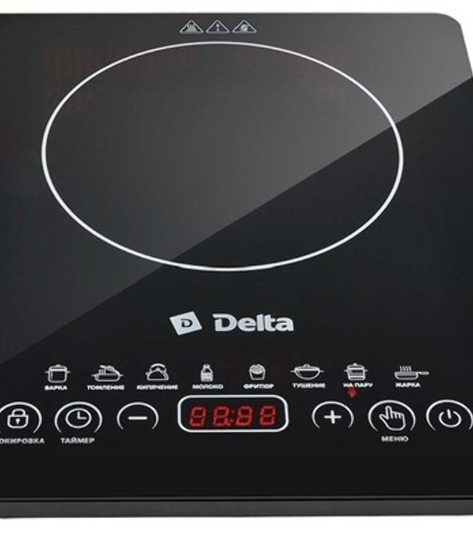 Плита настольная индукционная DELTA D-302N черный