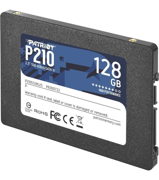 Накопитель SSD Patriot P210, 128Gb, SATA III, 2.5', R/W 450/430