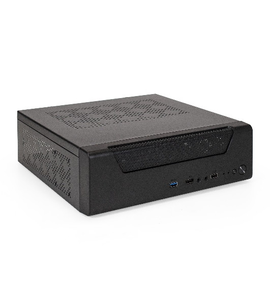 Компьютерный корпус Desktop ExeGate FL-102-TPS350 (mini-ITX, БП TPS350 с вент. 8см, 2*USB + 1*USB 3.0, аудио, черный)