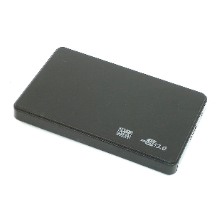Бокс для жесткого диска 2,5' пластиковый USB 3.0 DM-2508 черный