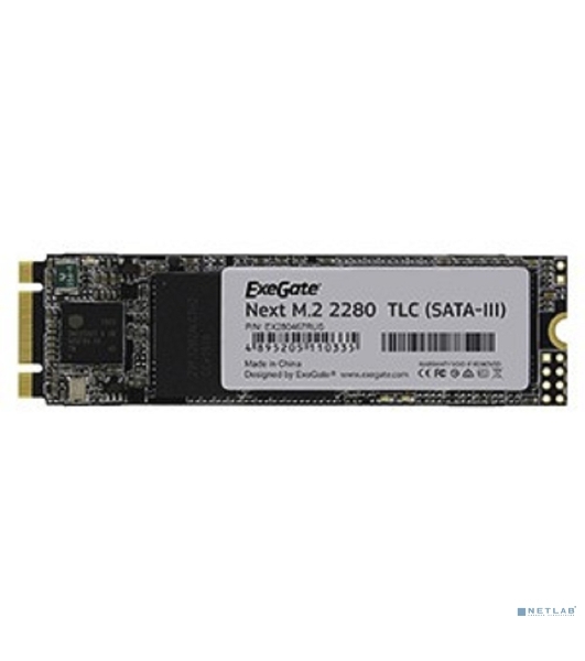 Накопитель SSD ExeGate NextPro+ UV500TS256, 256Gb, SATA III, M.2 2280, R/W 561/500