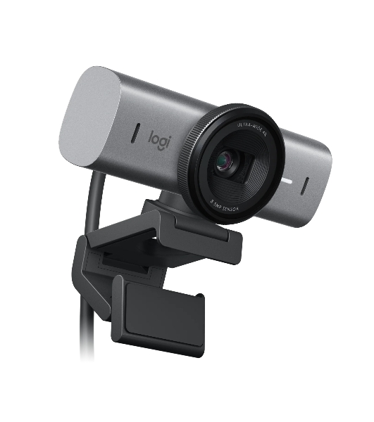 Веб-камера Logitech MX Brio 705 3840x2160, 30 кадр/с, USB Type-C, микрофон (2 шт, шумоподавление), автофокус, HDR, крепление на мониторе, графитовый