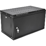 Шкаф телекоммуникационный настенный разборный ЦМО ЭКОНОМ 6U (600 x 350) дверь металл, черный (ШРН-Э-6.350.1-9005), фото14