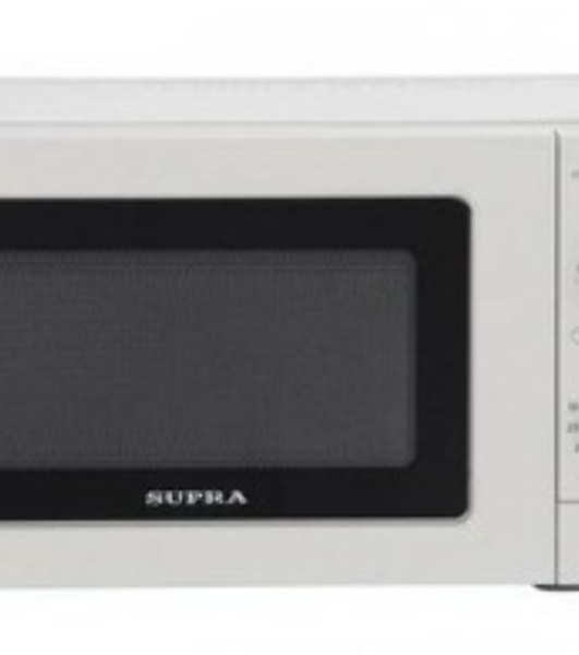Микроволновая печь Supra 20MW24 белый, 20 л, 700 Вт, переключатели - поворотный механизм