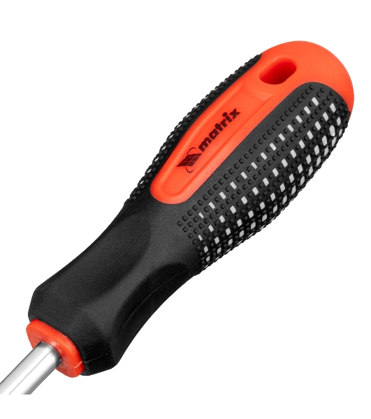 Отвертка Matrix fusion sl8.0х150мм crv 3-х компонентная рукоятка anti slip