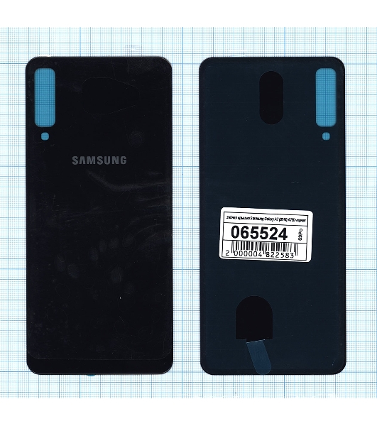 Задняя крышка для Samsung Galaxy A7 (2018) SM-A750F черный