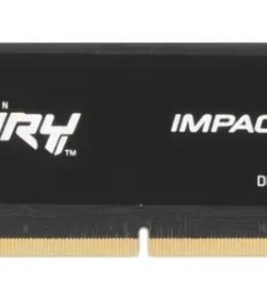 Оперативная память Kingston Fury Impact, DDR5, 16GB (1x16 GB), 5600 MHz, CL40, SO-DIMM