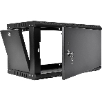 Шкаф телекоммуникационный настенный разборный ЦМО ЭКОНОМ 6U (600 x 350) дверь металл, черный (ШРН-Э-6.350.1-9005), фото13