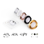 Корпус светильника C7653 SGR серый песок D106*H25mm MR16 GU5.3, фото6