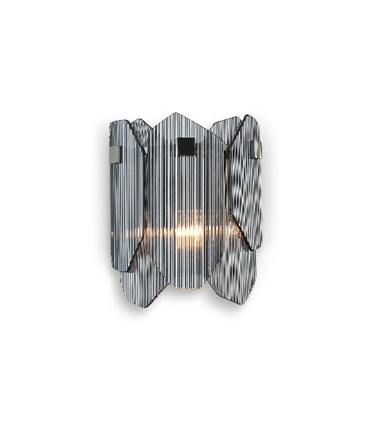 Светильник Ambrella light LH31207/2 SN/SM сатин никель/дымчатый E14*2 max 40W 220*150*270