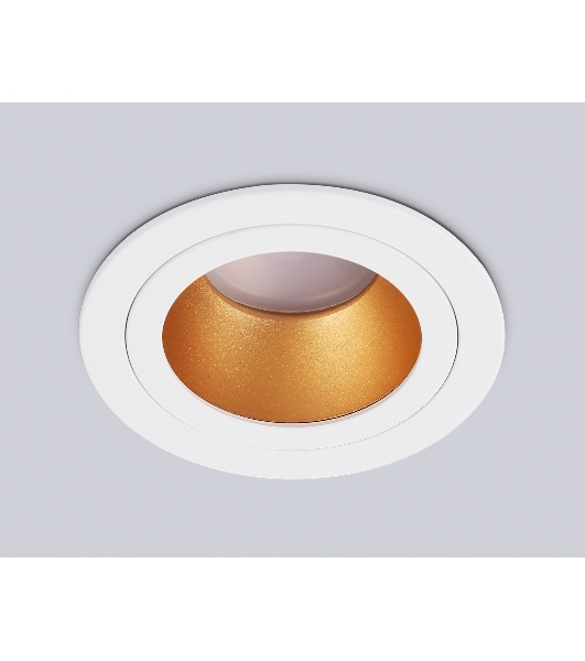 Встраиваемый точечный светильник Ambrella light TN102823 WH/GD белый/золото GU5.3 D92*50