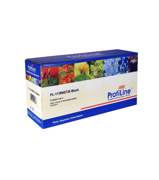 Картридж лазерный ProfiLine PL-113R00726 для принтеров Rank Xerox Phaser 6180/6180N/6180DN/6180MFP черный 8000 копий