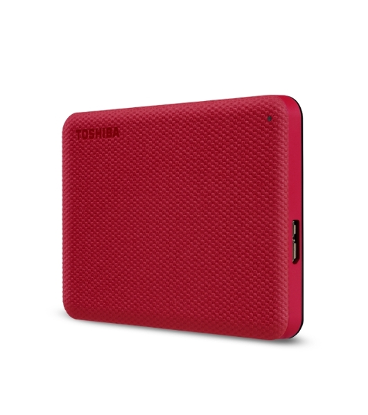 Внешний HDD 2.5' Toshiba Canvio Advance, 4TB, USB 3.2 Gen 1 Type-A, 5400 rpm, красный