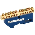 Шина нулевая на DIN-изол. ШНИ 8х12-12-Д-С IEK YNN10-812-12D-K07, фото 1