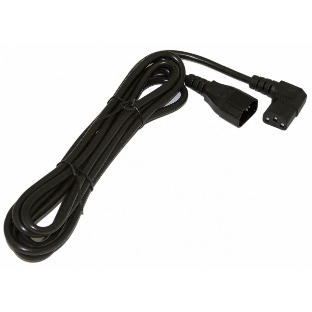 Кабель питания IEC 320 C19 - IEC 320 C20 (3x1.5), 16A, прямая вилка, 1м, черный Hyperline PWC-IEC19-IEC20-1.0-BK