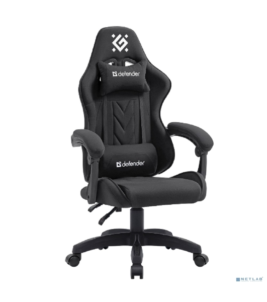 Кресло Defender Breeze черный, ткань, 120 кг