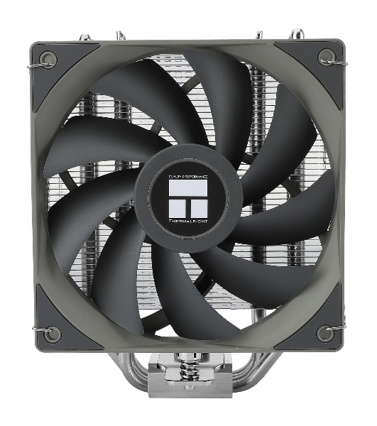 Кулер для процессора Thermalright Assassin Spirit 120 V2 серебристый/черный/серый (4-pin PWM, 154мм, Al/Cu, 4x6мм, 1x120мм, 66.17CFM, 25.6dBA, 1500RPM, S: 1851/1700/1200/115X, AM5/AM4)