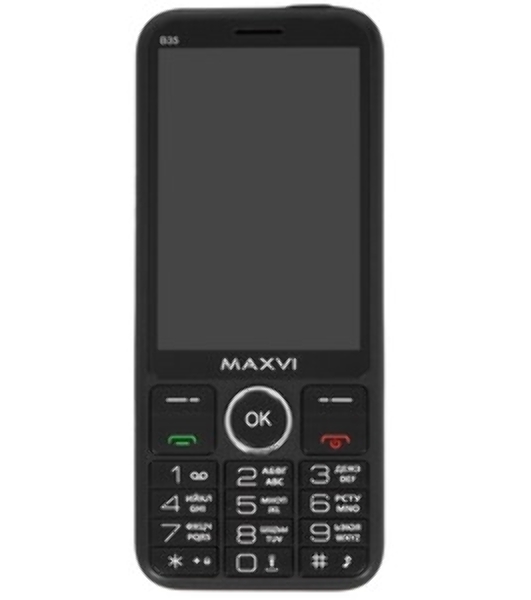 Мобильный телефон Maxvi B35 черный