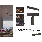 Трековый светильник GL2315 BK черный IP20 24W 3CCT 3000-6400K 48V D65*140, фото 1