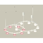 Светильник Ambrella light XR92081310/16 WH/CL/PI белый песок/прозрачный/розовый GX53 (A9208, C9241, C9236, N8480, N8486), фото3