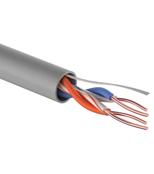 Кабель UTP Rexant 2х2х24AWG кат.5е медь 305м (м)