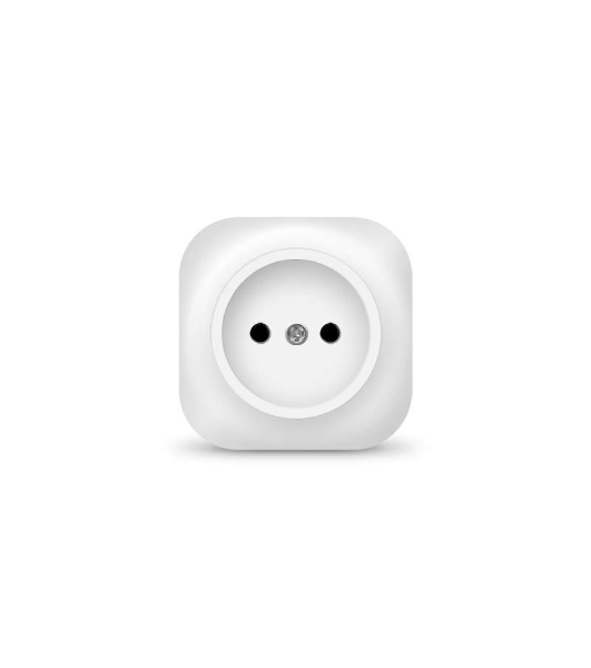 Розетка 1-м ОП 10А IP20 без заземл. белый IONICH 1415