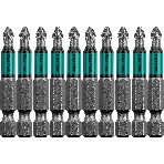 Биты KRAFTOOL Optimum Line, PZ2, 50 мм, тип хвостовика E 1/4', 10 шт в блистере, фото 1