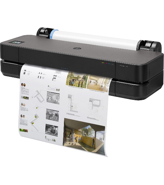 Плоттер струйный HP Designjet T230 (5HB07A), A1, 24', 610 мм, цветной, 2400x1200 dpi, USB, Gigabit Ethernet, WiFi
