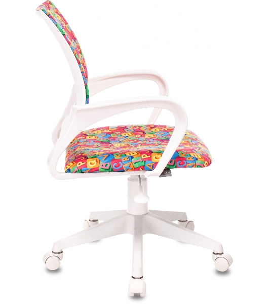 Кресло Бюрократ BuroKIDS 1 W мультиколор, ткань, 120 кг