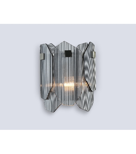 Светильник Ambrella light LH31207/2 SN/SM сатин никель/дымчатый E14*2 max 40W 220*150*270
