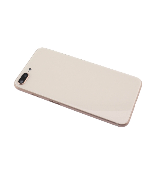 Задняя крышка (корпус) в сборе с рамкой для Apple iPhone 8 Plus розовый (Rose Gold)