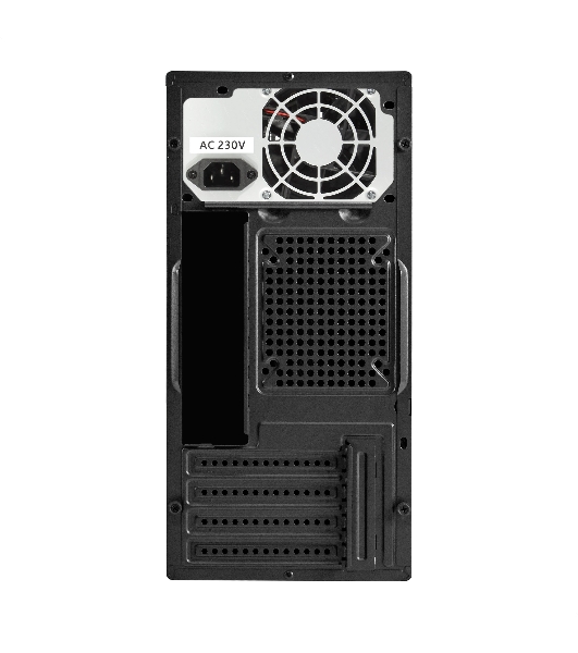 Компьютерный корпус Minitower ExeGate BAA-308M-AA500 (mATX, БП AA500 с вент. 8см, 2*USB, HD Audio, черный)