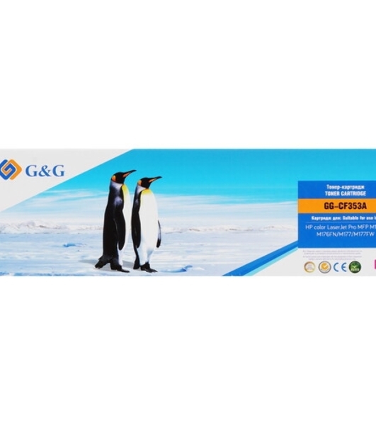 Картридж лазерный G&G NT-CF353A пурпурный (1000 стр.) для HP CLJ Pro MFP M176/M176FN/M177/M177FW