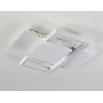 Потолочный светодиодный светильник Ambrella light FA1021/3 WH белый 50W 3000K-6400K 380*345*75 (ПДУ ИК), фото4