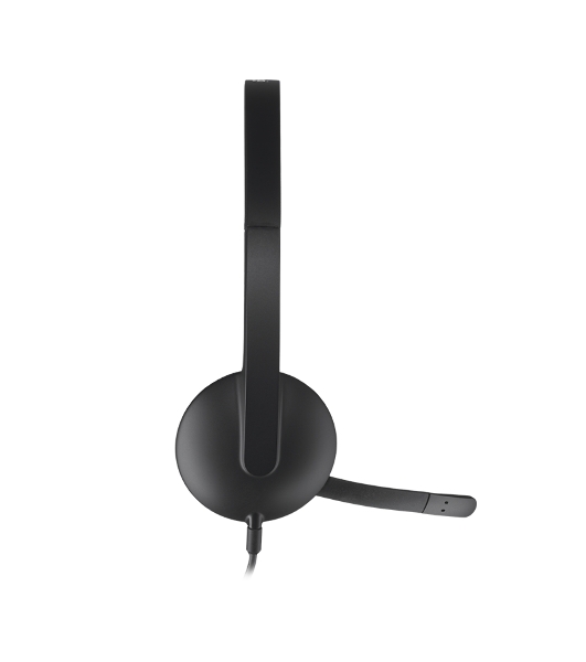 Гарнитура Logitech H340 чёрный, проводная, USB