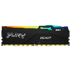 Оперативная память Kingston Fury Beast, DDR5, 16Gb (1x16Gb), 5600MHz, CL40, DIMM, с радиаторами, RGB, черный, фото8